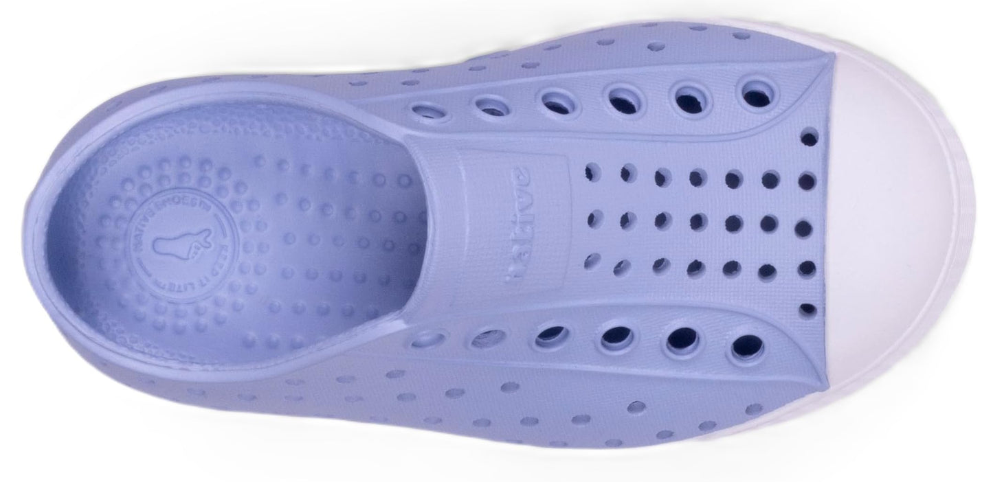 Native Shoes Unisex-Kids Jefferson Sneakers, Future Purple/Shell White, 6 Big Kid