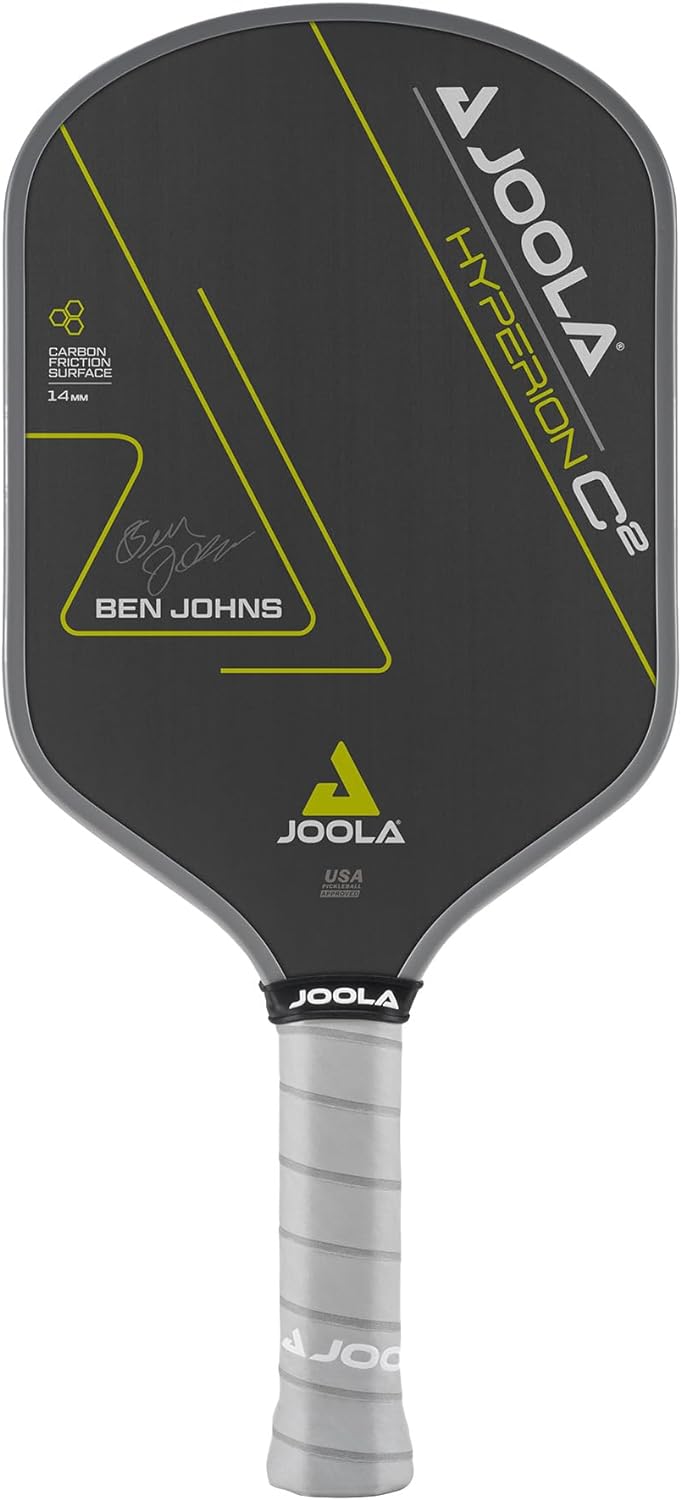 JOOLA Professional Pickleball Paddles – Charged Surface Technology for Power & Feel – Select Perseus or Hyperion Shape – Fully Encased Carbon Fiber – USAP Approved – Well Balanced w/Pop & Control