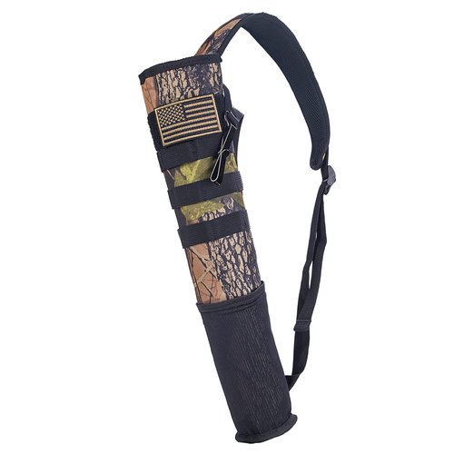 RZAHUAHU Archery Quiver for Arrows Holder Adjustable Hip and Back Bow Hunting and Target Practicing Accessories with MOLLE Tactical System for Kids and Adults Shooting Storage Bags