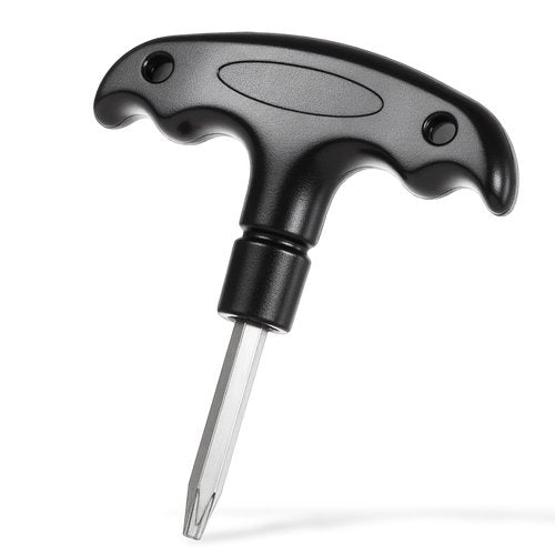 EupHHonycs Golf Wrench Tool Stainless Steel Adjustable Golf Driver with Plastic Handle Golfs Head Adjustment Tool for Club Driver Shaft Adapter Torque (Black)