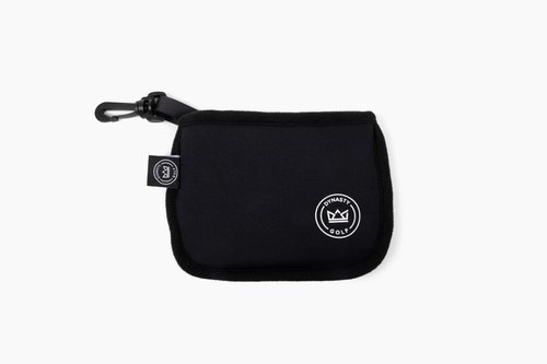 Golf Club Cleaner for Golf Bag - Golf Ball Cleaner Pouch - Waterproof Inside and Dry Outside - Golf Club Brush and Groove Cleaner in One - Golf Ball Washer - Golf Club Bag Accessories