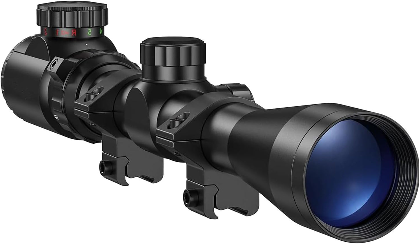 1'' Dovetail Scope Rings, 2 Pack High Profile or Medium Profile 1 Inch Scope Mount Rings for 11mm Dovetail Rails