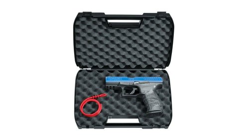 Wearable4U Umarex T4E .43 Cal Walther PPQ Paintball Pistol with 5x12 g CO2 Tanks and Pack of 500x .43 Cal Black Rubber Balls Bundle