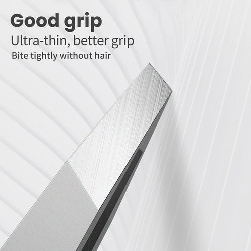 ZERNBER Eyebrow Hair Removal Tweezers, Slant Tweezer Handmade Professional Eyebrow Facial & Hair Remover Better closure Stainless Steel