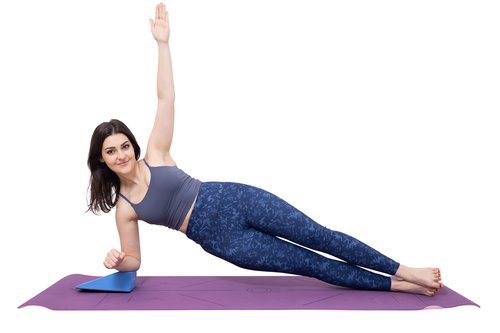 Lumia Wellness Yoga Foam Wedge Blocks, Pelvic Sacral Block, Non-Slip Bottom, Calf Raise, Squat Block, Wrist Support, Pilates