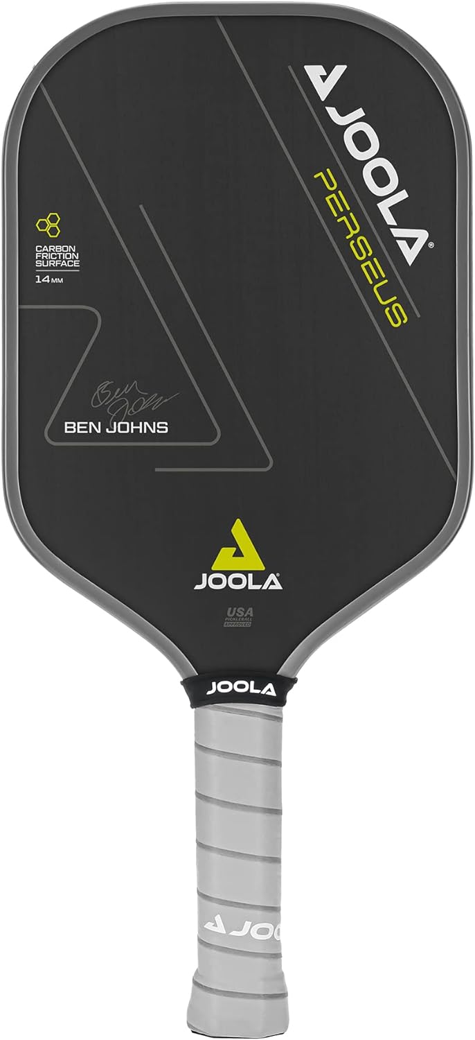 JOOLA Professional Pickleball Paddles – Charged Surface Technology for Power & Feel – Select Perseus or Hyperion Shape – Fully Encased Carbon Fiber – USAP Approved – Well Balanced w/Pop & Control
