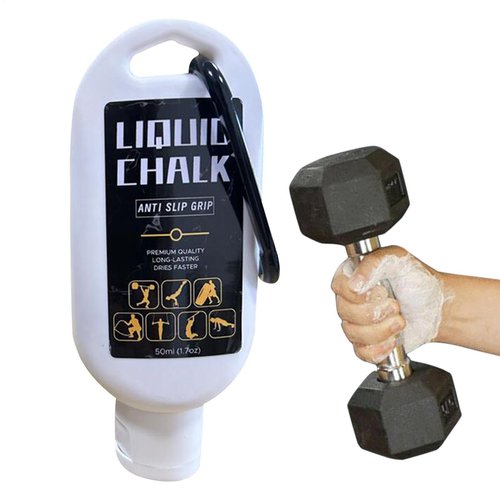 Grip Powder - 50ml Anti-Slip Climbing Chalk Bottle, Performance Griip Enhancer | Gym Grip Powder, Handholds Sports Gear Powder, Athletic Grip Solution, Weightlifting Grip Powder for Powerlifting