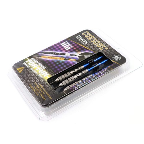 CUESOUL 30 Grams Tungsten Steel Tip Darts Set 95% Tungsten-30 Grams Tungsten Barrel