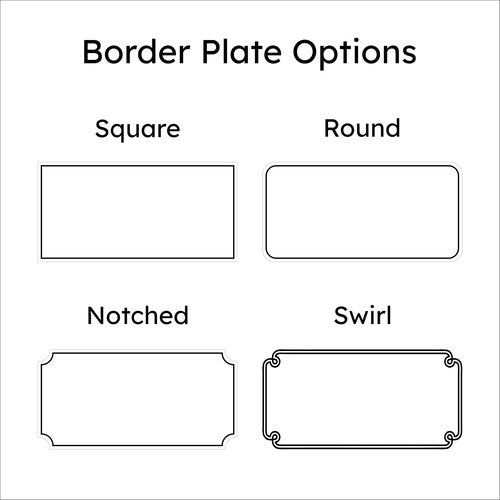 Engraved Plaque, Personalized Plate, Acrylic with Brushed Brass - Silver - Copper - Black Finish, Trophy Plates Engraved, Custom Plate with Adhesive Backing - 2"x4", 2"x6", 2"x8", 3"x6"