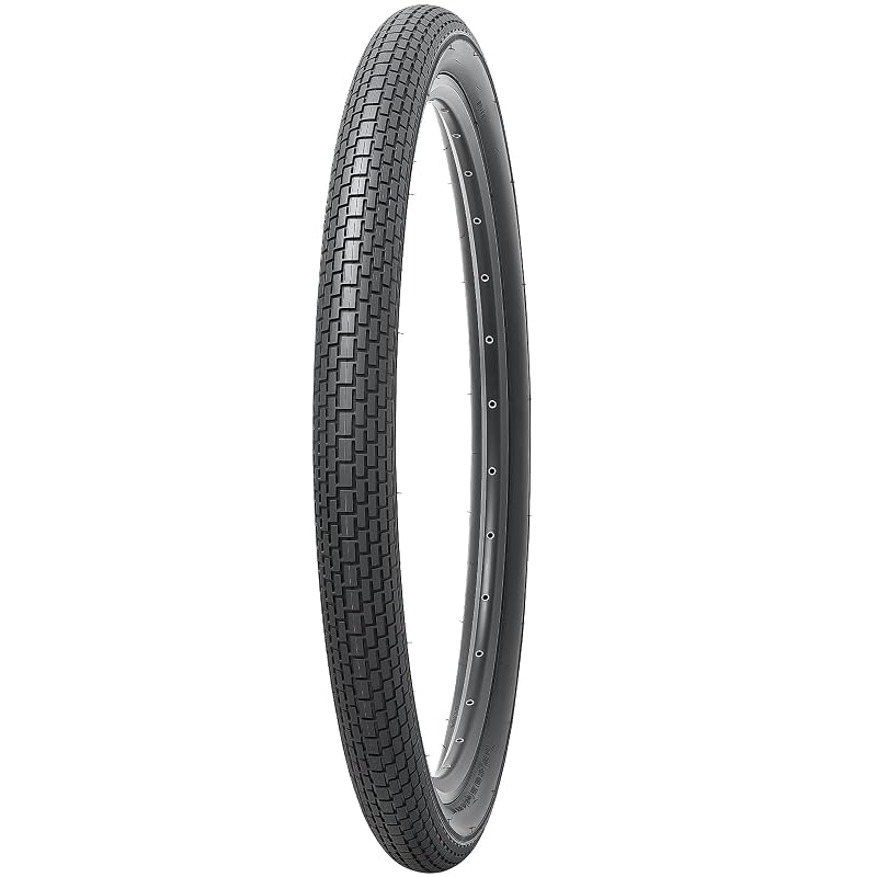 26x2.35 Inch Cruiser Bike Tires (2PCS) Black02 – Folding, Butyl Rubber, 90kg Load