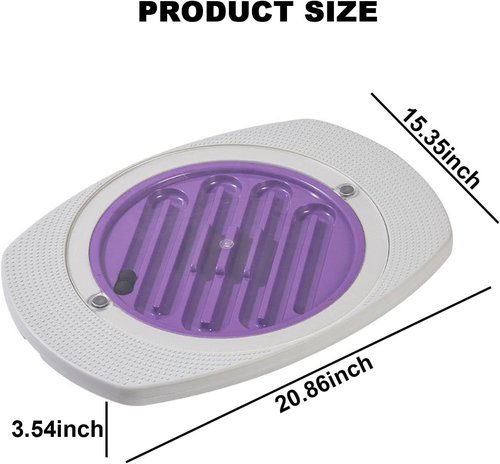 Balance Board Maze, 20 inch Labyrinth Rocking Seesaw for Core Strength & Stability, 10°-30° Tilt Non-slip Round Balancing Board for Indoor Outdoor Activity Leg Workout Max Load 220 Lbs