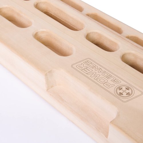 POWER GUIDANCE Rock Climbing Hangboard Wooden Hand Grip Strengthener Forearm Exerciser for Climbers Athletes
