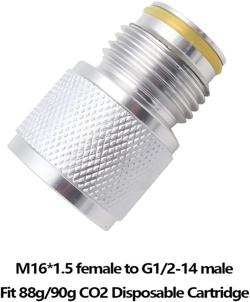 VaVoger CO2 Adapter for 90 Gram or 88 Gram Cartridge, Perfect for PCP Air Gun Rifle and Paintball