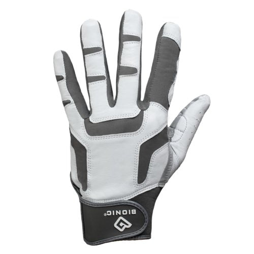 Bionic Men's ReliefGrip 2.0 Golf Glove (Silver, Large, Left)