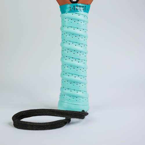 X-Trust 10 Pro Overgrip Light Aqua Green | Tennis, Padel, Pickleball, Badminton | Perforated Texture | Maximum Control & Comfort