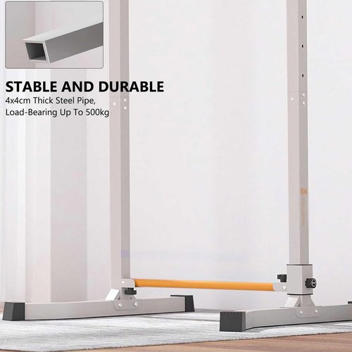 CMKHGU Fitness Tower, Multi-Function Pull-up Station Foldable Pull Up Bar Station Workout Equipment Height Adjustable for Home Gym Full Body Strength Training Max Load1100lbs