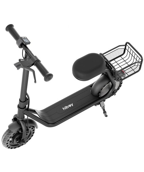 Hiboy Q2 Lite Electric Scooter with Seat for Kids, 3-Speed Adjustable, UL Certified, Up to 9.3 MPH, Neon Lights, 5-Mile Range, Kids Electric Scooter for Ages 4-10 Black