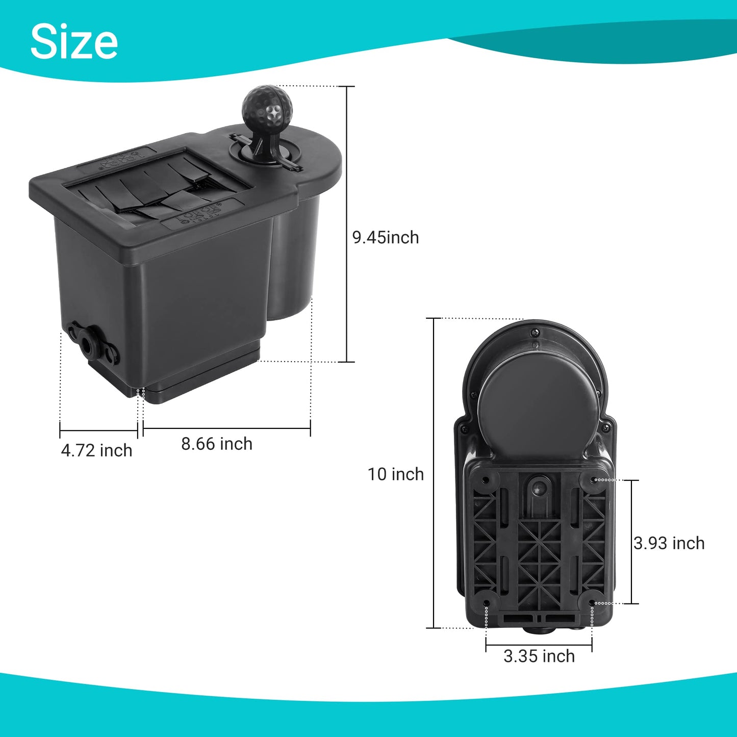 10L0L Golf Cart Ball Washer and Club Head Cleaner Kit Detachable Golf Club Head and Ball Washer Golf Cleaner for EZGO Club Car Yamaha