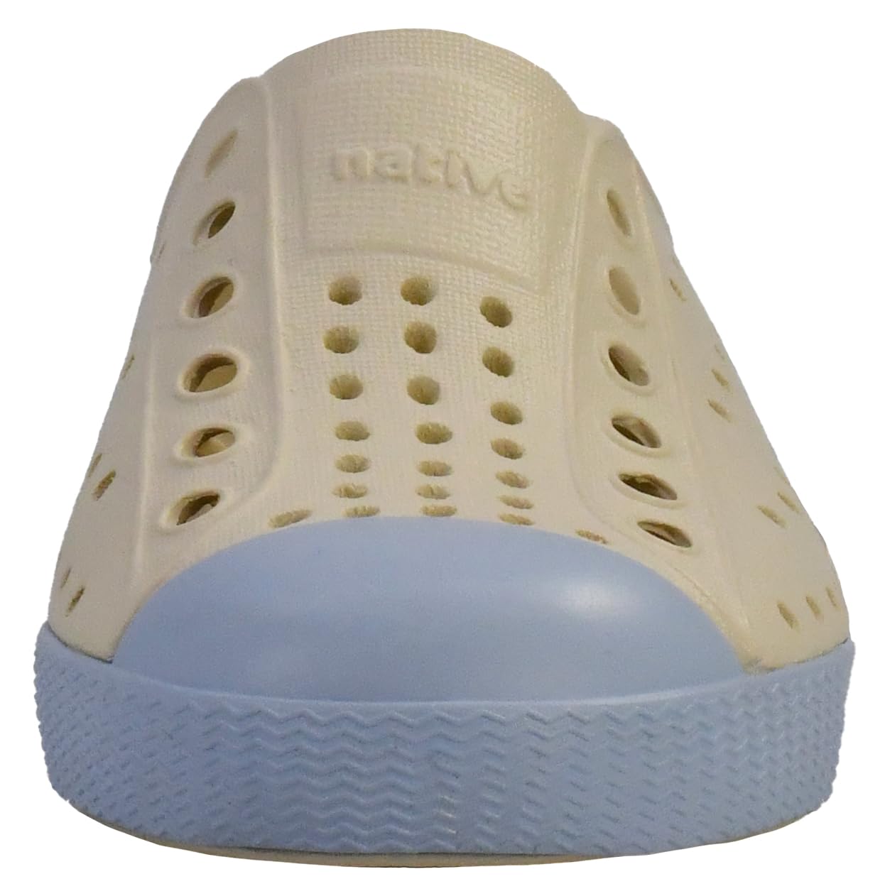 Native Shoes Unisex-Kids Jefferson Sneakers, Bone White/Skyway Blue, 10 Toddler