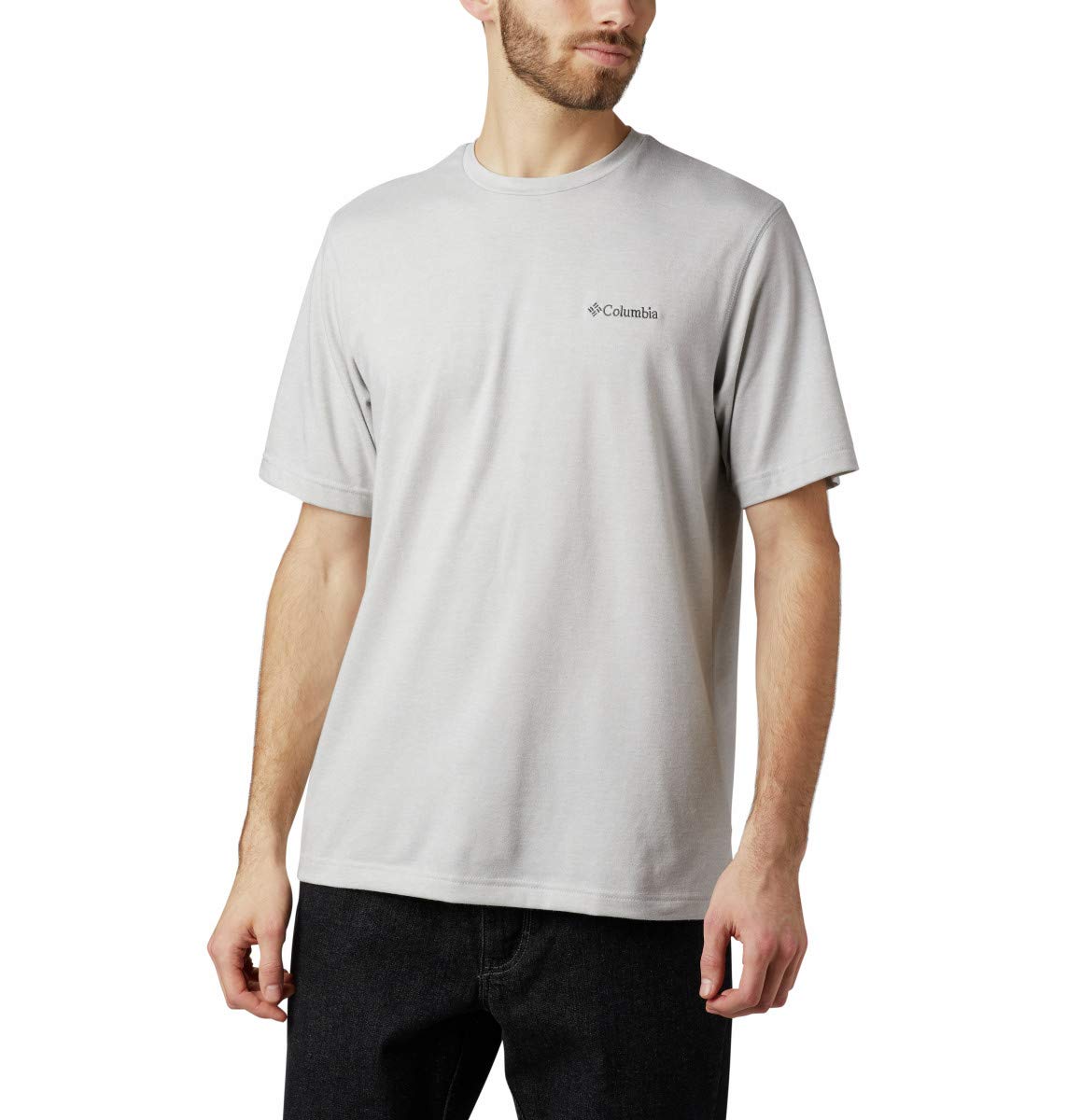 Columbia Men's Thistletown Park Crew, Cool Grey Heather, Large