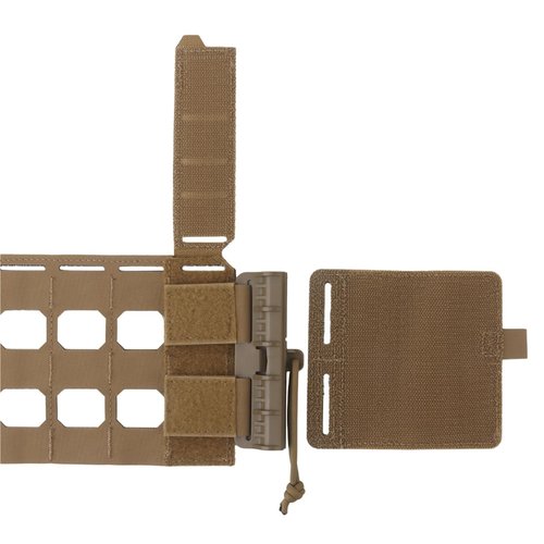RASPIO Tactical MOLLE Vest Quick Release Elastic Cummerbund, Lightweight Girdle Side Belt Cumberbund Set(Brown)