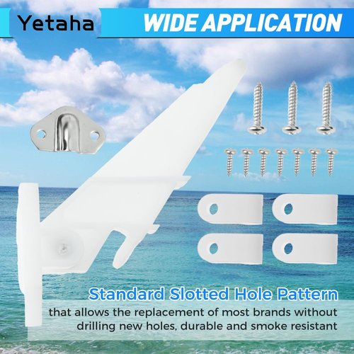 Yetaha 2Pcs Boat Speedometer Pitot Kit, Universal Speedometer Kick-up Pilot Up to 80 MPH Automatic Speedometer, Sea Portable Mini Tool Accessories