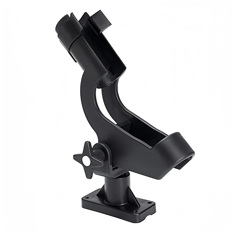 HiUmi 4-Pack Adjustable Rotatable Fishing Rod Mount Rack Holder for Boat Kayak Canoe RH50-4Pack