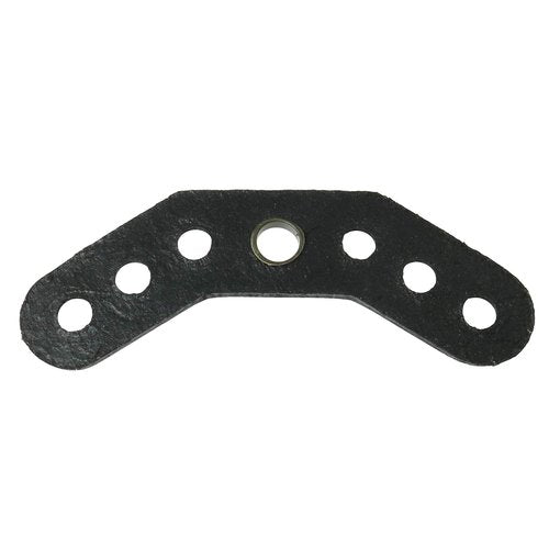 WHYHKJ 3pcs Black Leather Bow Yoke with Metal Grommet Bow Sling Strap Leather Yoke Bracket Mount for Compound Bow Wrist Sling