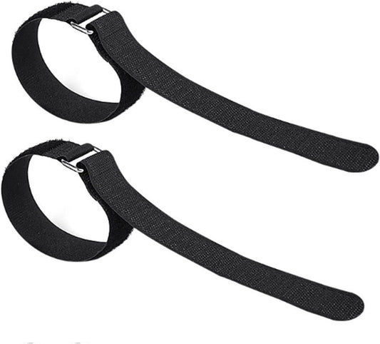 1 Pair Anti Slip Ice Grippers Binding Straps Detachable Cable for Safe Winter Activity and Outdoor Climbing