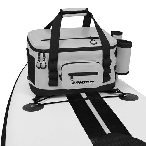 MORXPLOR Waterproof Shell 24 cans Paddle Board Cooler Bag, Sup Deck,Kayak Cooler Bag Accessories