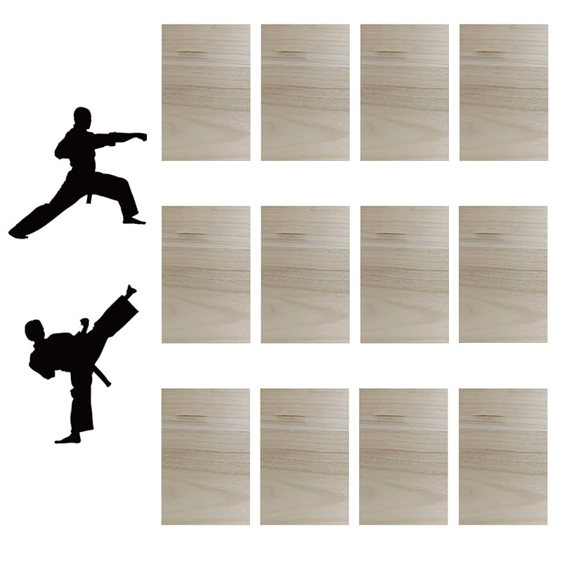 6mm 12-Pack Taekwondo Karate Breaking Boards for Martial Arts Training