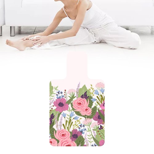Kdjuope Pilates Mat, Pilates Reformer Pad, Pilates Reformer Machine Towel, Exercise Pilates Reformer Mat Towel for Balance Training, Home, Light Pink