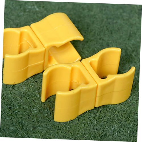 MOBUTOFU 10pcs Reusable Training Sign Pole Buckles for Football and Basketball Rod Connectors for Sports Agility Quick Setup and for Training Sessions