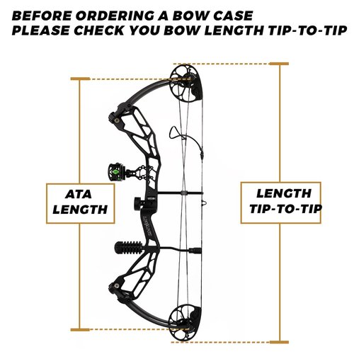 LWANO Compound Bow Case - Archery Soft Bow Bag with Arrow Pocket and Backpack Straps, Durable Soft Padding, Multiple Storage Pockets, Carrying Case for Archery Accessories
