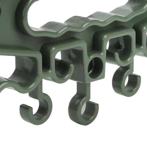 Industrial Plastic Hanger, Heavy Duty Multipurpose Gear Hanger, Removable Outdoors Hunting, Unbreakable Hook Hanger, Hanger for Everyday Hanger Veteran Heavy Gear Packs Body Armor Plate Vests (Green)