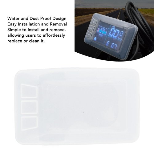 CHEOTIME Electric Bike LCD Display Cover, Silicone Protective Case for G51 LCD Panel Water Proof and Dust Proof Versatile Application