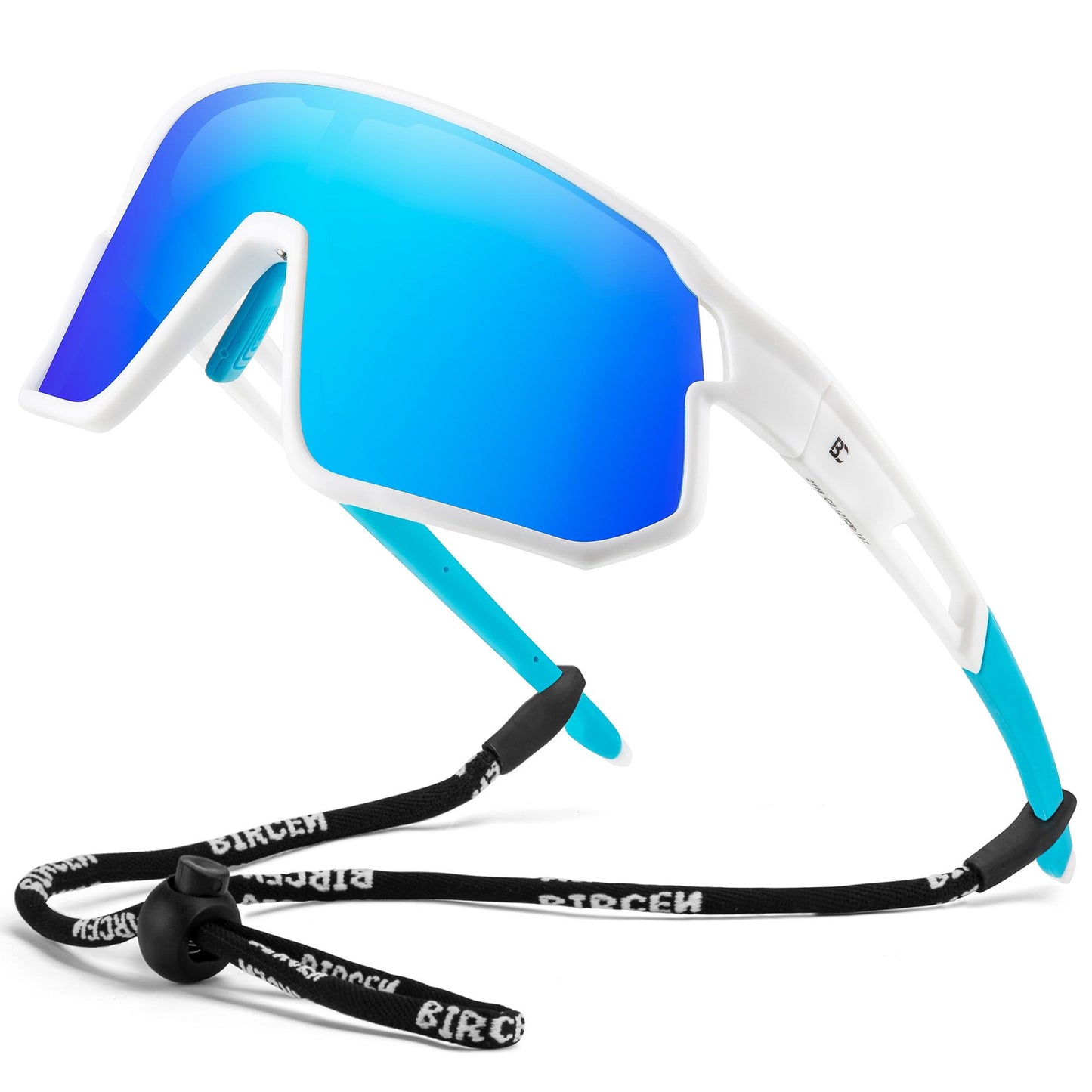 BIRCEN Polarized Baseball Sunglasses for Sports: TR90 Lightweight Running Sunglasses Cycling Glasses for Outdoor