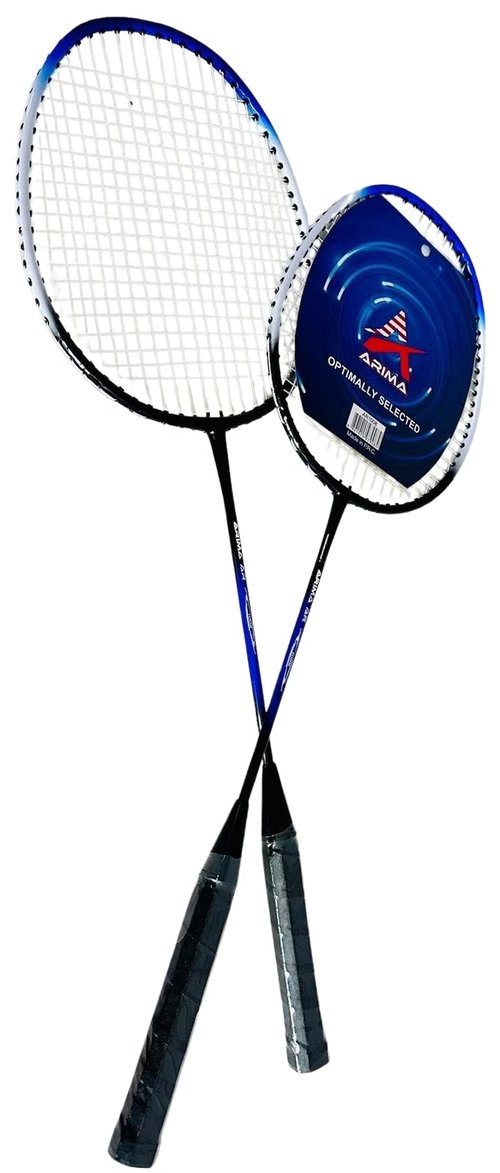 Badminton Set for 2 Players – Lightweight Aluminum Rackets with Carrying Bag – Backyard, Beach, Garden Outdoor Games – Family Fun Set for Adults and Kids