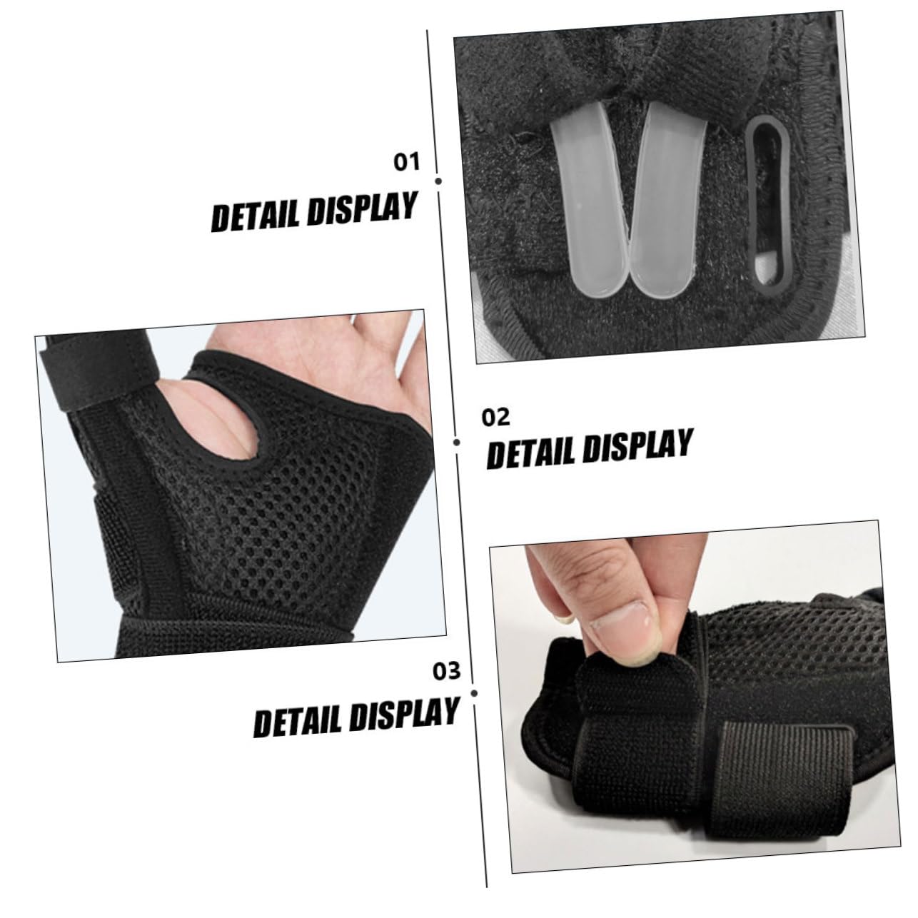 Ipetboom Sports Thumb Stabilizer and Elastic Wrist Wrap for Fitness and Basketball Breathable Finger Support for Injury and Performance Unisex Design for Comfortable Use
