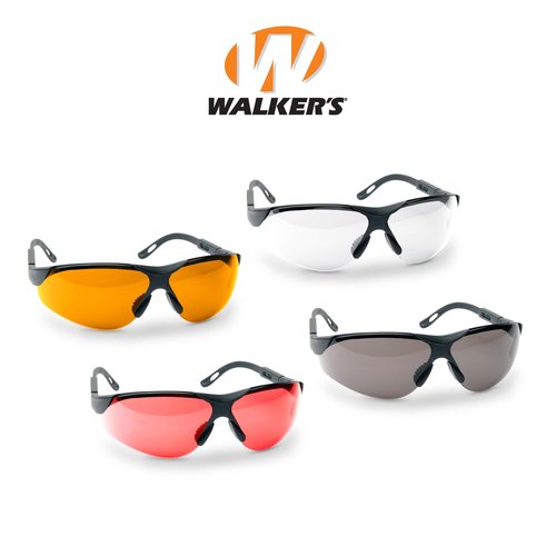 Walker's Game Ear Elite Shooting Amber Hunting Safety Glasses