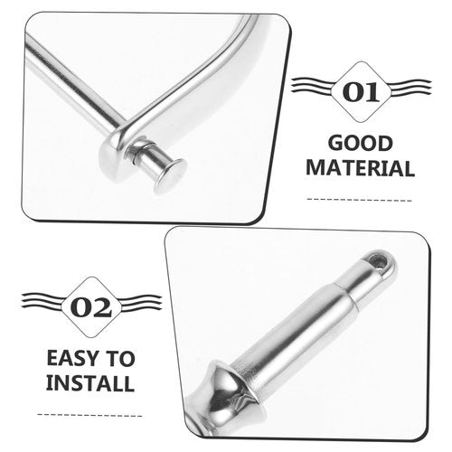 Sosoport Marine Grade Paddle Bracket Boat Oar Holder Rowing Boat Paddle Mount Oarlock Sockets Side Mount
