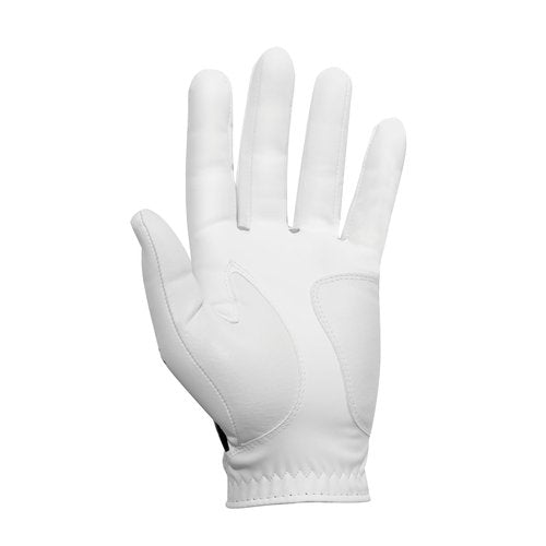 FootJoy Women's WeatherSof Golf Glove, White, Medium, Worn on Left Hand