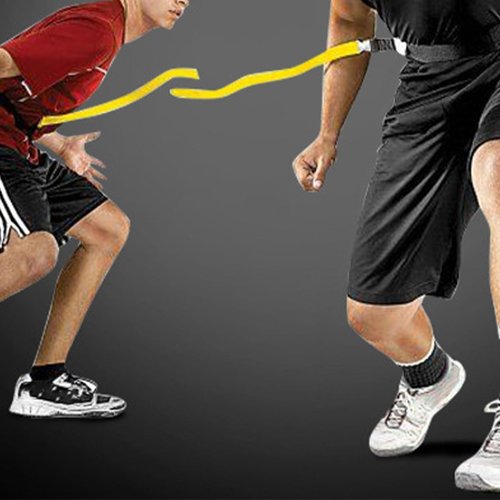 rockible Soccer Agility Belt Evasion Belt Soccer Training Equipment Sturdy Adjustable Agility & Reaction Belt for Football Softball, Adults