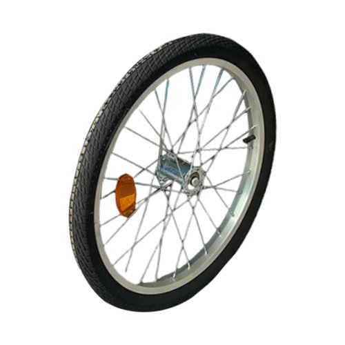 kowaku Bicycle Trailer Wheel Spare Wheel Bicycling Portable Easy Install Lightweight Replaceable Replacement Bike Trailer Component, 16 inch