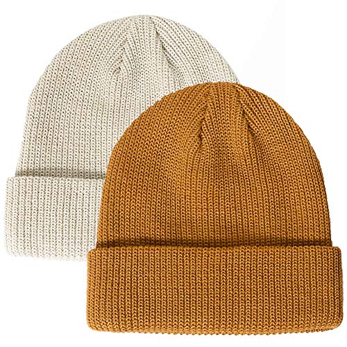 Beanie Hat Knit Ski Cap Fisherman Beanie for Men Women