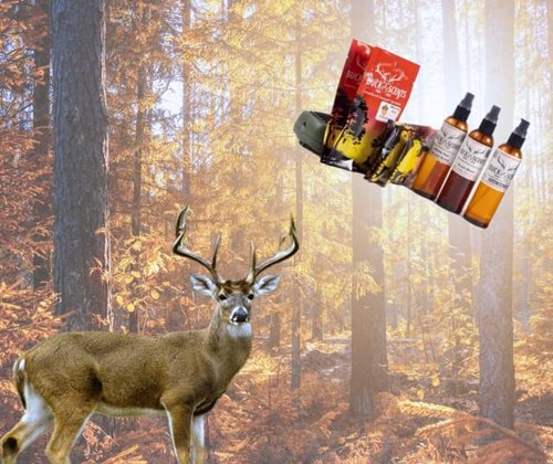 Buck Scent pads.com ~ Scent Cover and Lure Pads ~ 5 Pad Package ~ Estrus ~ Peanut Butter Power ~ Corn Crunch ~ Persimmon ~ Acorn (Estrus ~ Scent Cover and Lure Pads)