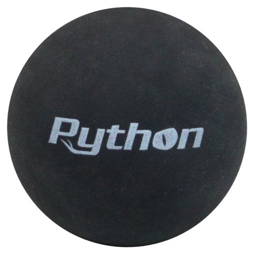 Python Black Racquetballs (Value Pack - 12 Ball Jug/Long Rally Ball!)