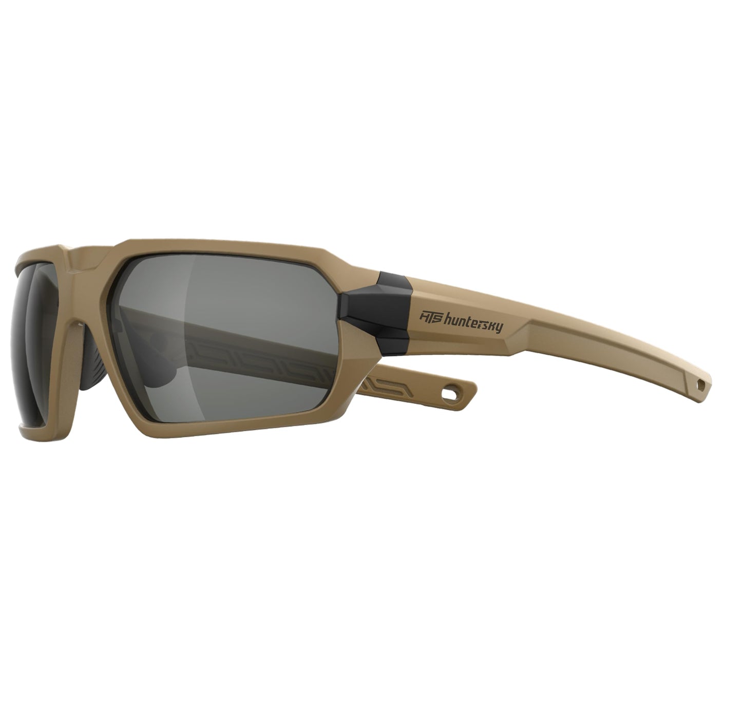 HTS HUNTERSKY Q37 Anti Fog Polarized Tactical Hunting Shooting Sunglasses ANSI Z87.1+ Military Grade Ballistic Impact Protection Eye Pro with Case Motorcycle Riding Driving Range Outdoors