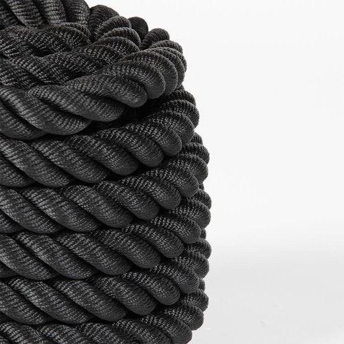 Titan Fitness Battle Rope 30ft x 2in, Poly Dacron Heavy Rope for Home Gym Conditioning Workouts, Cross-Train, Strength Training Exercises