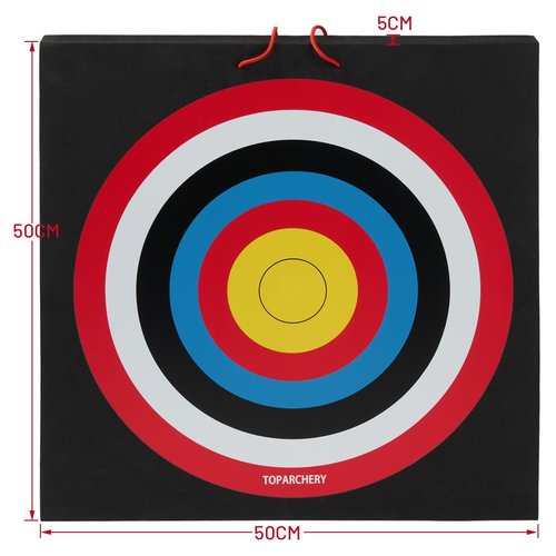 TOPARCHERY 20'' Foam Archery Target High-Density Block Target for Backyard, Throwing Knife Target